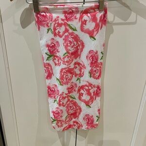 Floral Pink and White newborn cocoon